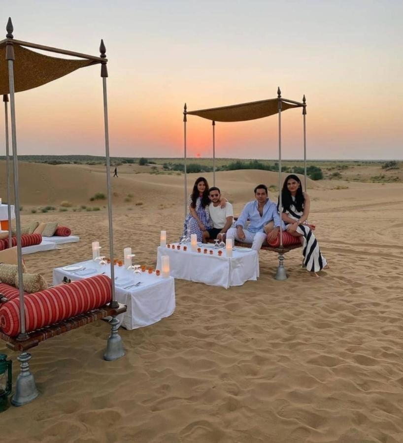 Golden Sandstone Hotel Desert Safari Camp Jaisalmer Exterior photo